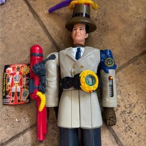 14" Vintage McDonald's Happy Meal Toy 1999 Inspector Gadget Action Figure